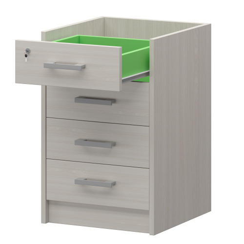 Корпус тумбы приставной АТ-05 Ясень шимо F0000003715