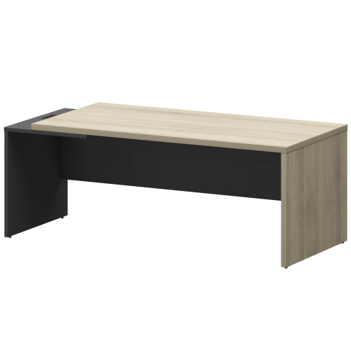 Стол руководителя левый KZ-20L Кронберг-Графит F0000028479