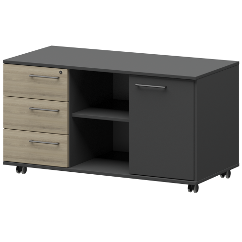 Креденция левая KZT-62L Кронберг-Графит F0000028489