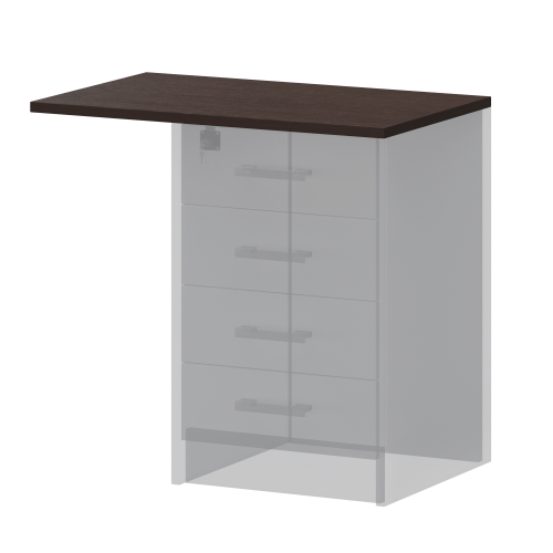 Крышка к приставным тумбам А-706.Ф Дуб венге F0000003823