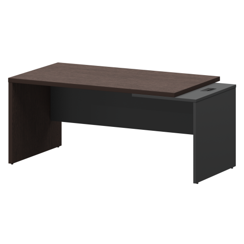 Стол руководителя правый KZ-18R Дуб венге-Графит F0000028432