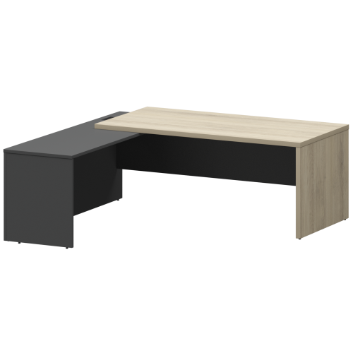 Стол руководителя левый KZP-20L Кронберг-Графит F0000028485