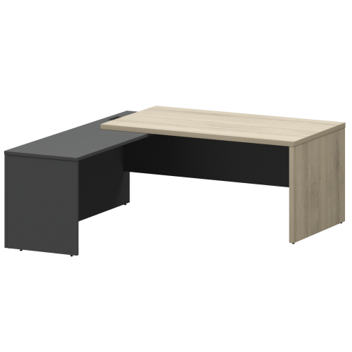 Стол руководителя левый KZP-18L Кронберг-Графит F0000028483