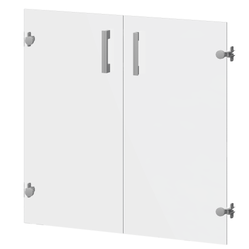 Комплект стеклянных дверей А-302.С.Ф Прозрачный 00000007831