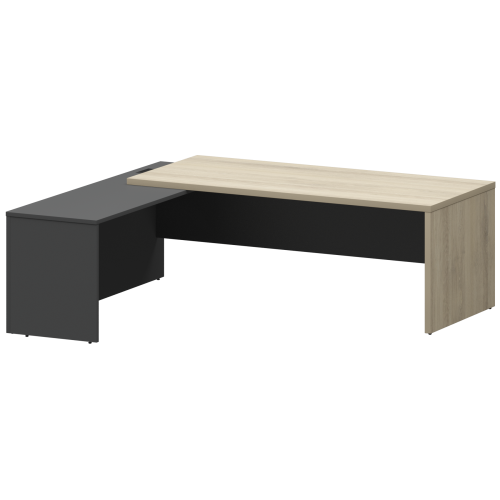 Стол руководителя левый KZP-22L Кронберг-Графит F0000028487