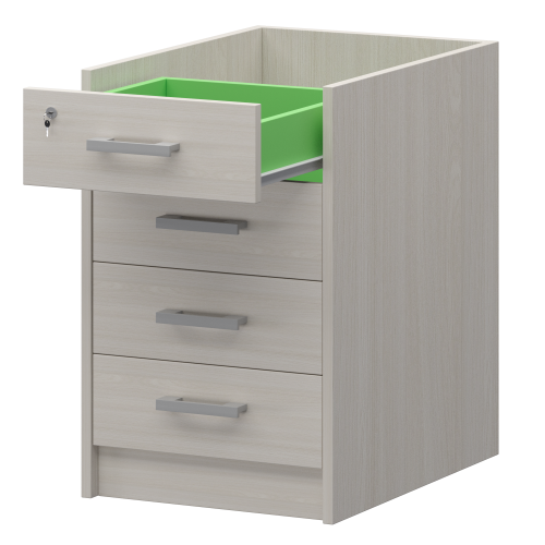 Каркас тумбы приставной АТ2-07 Ясень шимо F0000034055