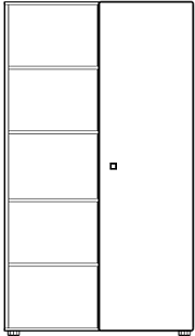 Шкафы и стеллажи "Рио" (Rio Base)